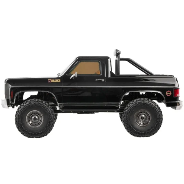 FMS FCX10 1/10 2.4G 4WD RC Car Chevrolet K5 Blazer RS Two Speed Rock Crawler Climbing Off-Road Truck LED Light Locking Differential Vehicles Models - Black