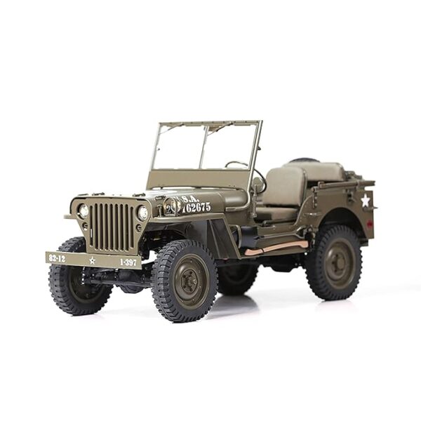 RocHobby RC Car 1/6 1941 MB Scaler Remote Control Vehicle Ready Set with Transmitter and Receiver