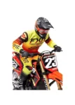 Losi RC Motorcycle Promoto-MX 1/4 Motorcycle Ready-to-Run Battery and Charger Not Included FXR LOS06000T1 Red
