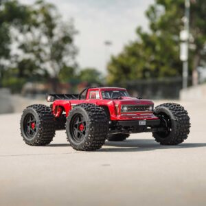 ARRMA OUTCAST 4S 4X4 RTR Brushless Stunt Truck, Red
