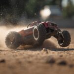 ARRMA OUTCAST 4S 4X4 RTR Brushless Stunt Truck, Red