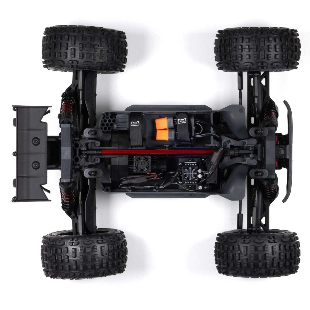 ARRMA OUTCAST 4S 4X4 RTR Brushless Stunt Truck, Red - Image 12