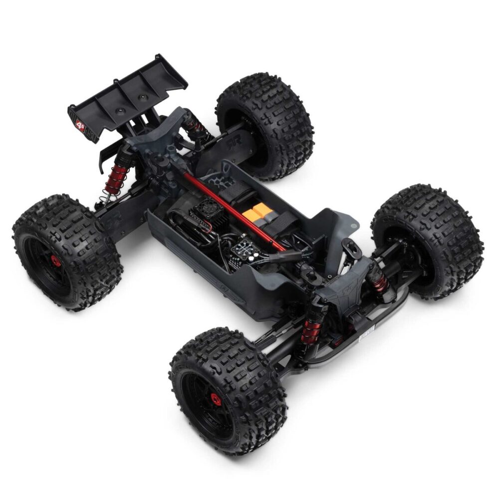 ARRMA OUTCAST 4S 4X4 RTR Brushless Stunt Truck, Red - Image 10