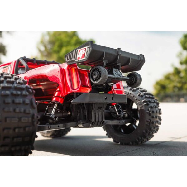 ARRMA OUTCAST 4S 4X4 RTR Brushless Stunt Truck, Red