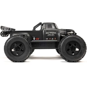 ARRMA NOTORIOUS V6 6S 4X4 1/8 RTR Brushless Stunt Truck, Black