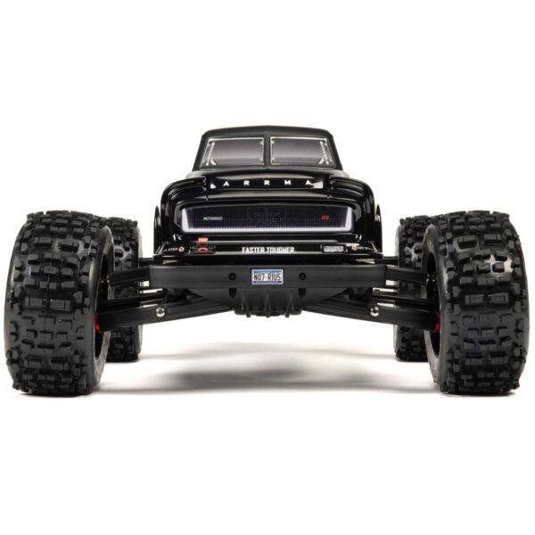 ARRMA NOTORIOUS V6 6S 4X4 1/8 RTR Brushless Stunt Truck, Black