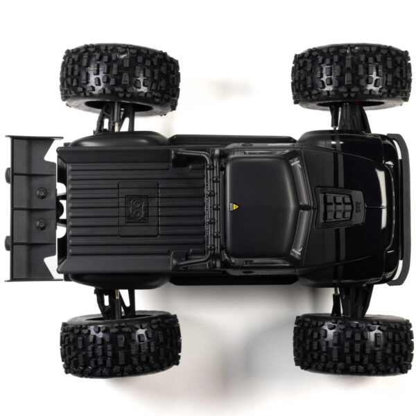 ARRMA NOTORIOUS V6 6S 4X4 1/8 RTR Brushless Stunt Truck, Black