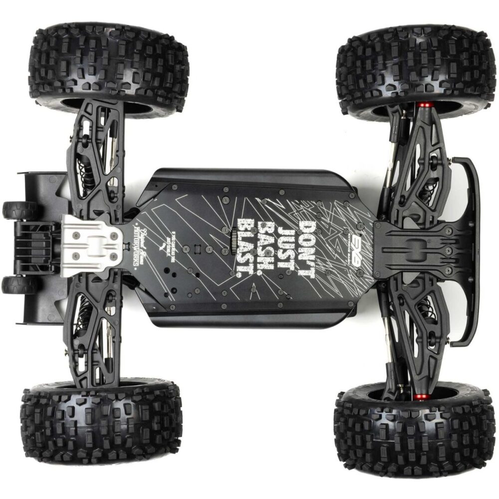 ARRMA NOTORIOUS V6 6S 4X4 1/8 RTR Brushless Stunt Truck, Black - Image 5