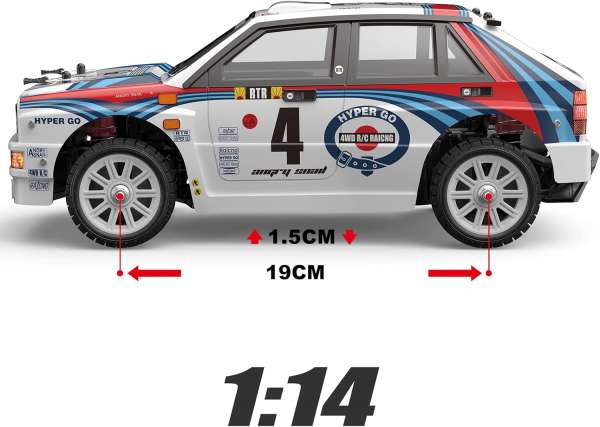 Back Mjx Hyper Go MJX Hyper Go 14302 Brushless RC Drift Car