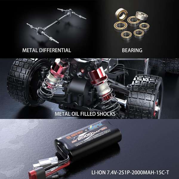 Back Mjx Hyper Go MJX Hyper Go 14302 Brushless RC Drift Car