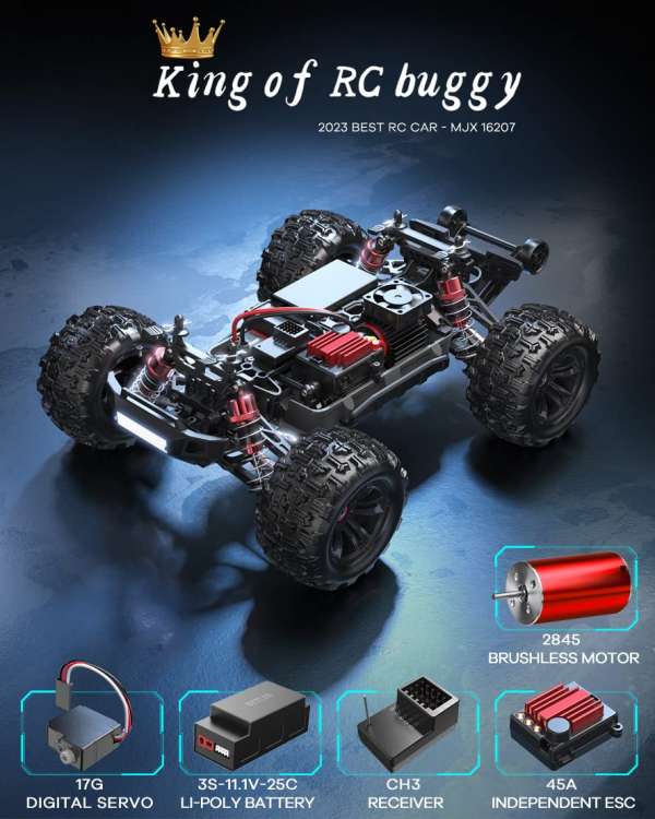 MJX Hyper Go 16209 1/16 Brushless RC 4WD High Speed Off-Road RC