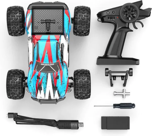 Back Mjx Hyper Go MJX Hyper Go 16208 1/16 Brushless High Speed 4WD Off-Road RC